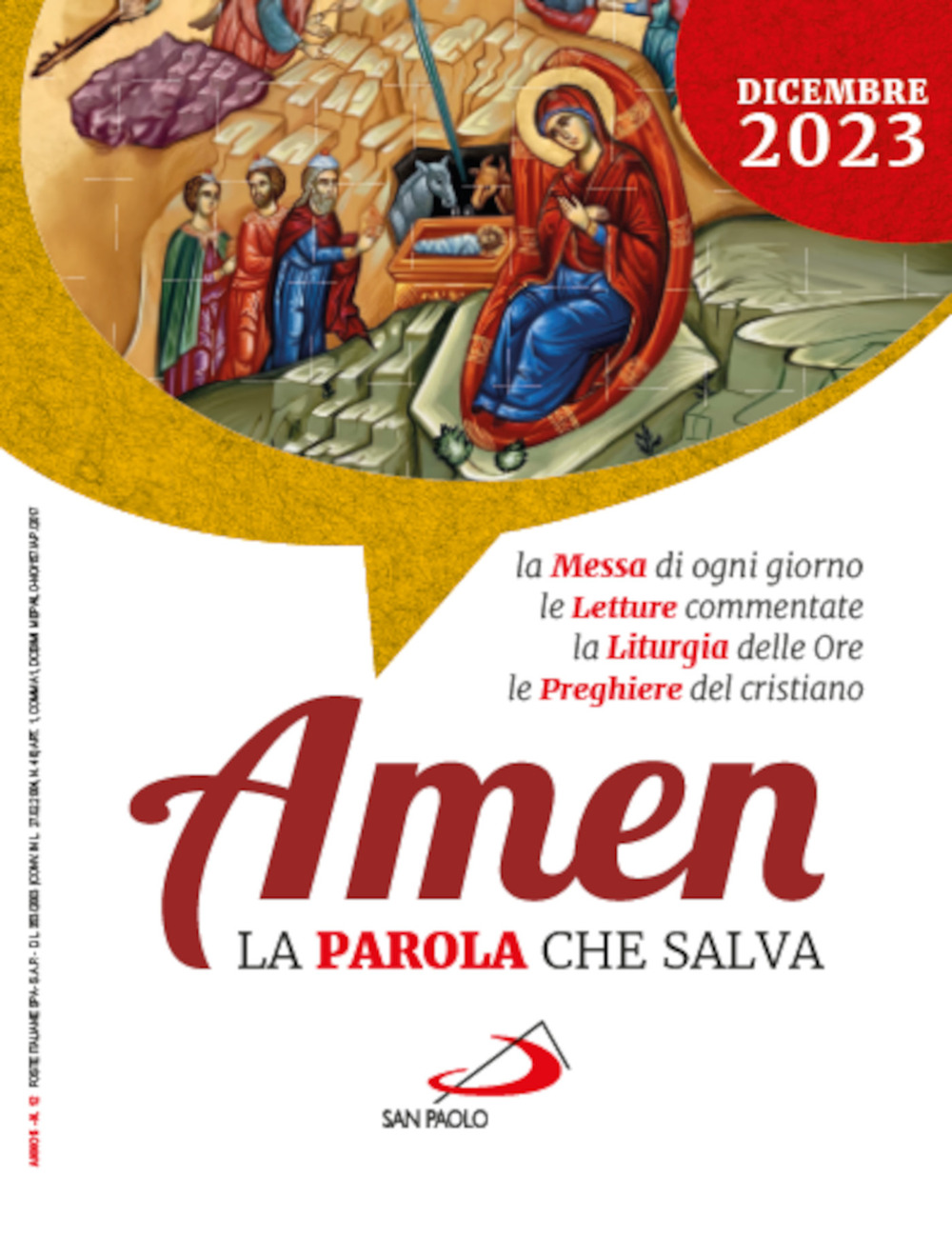 Amen. La parola che salva (2023). Vol. 12: Dicembre