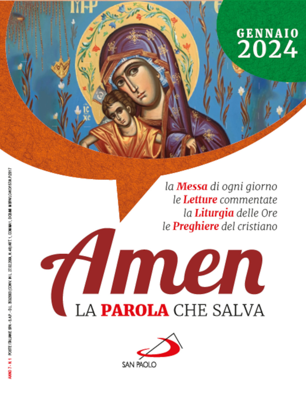 Amen. La parola che salva (2024). Vol. 1: Gennaio