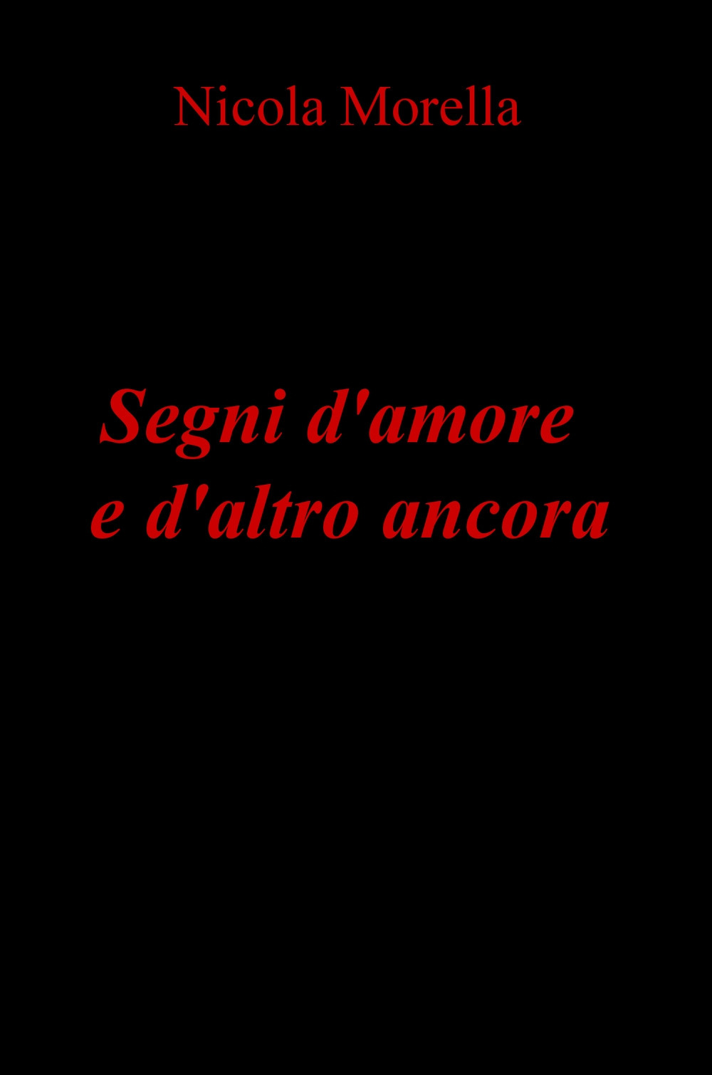 Segni d'amore e d'altro ancora