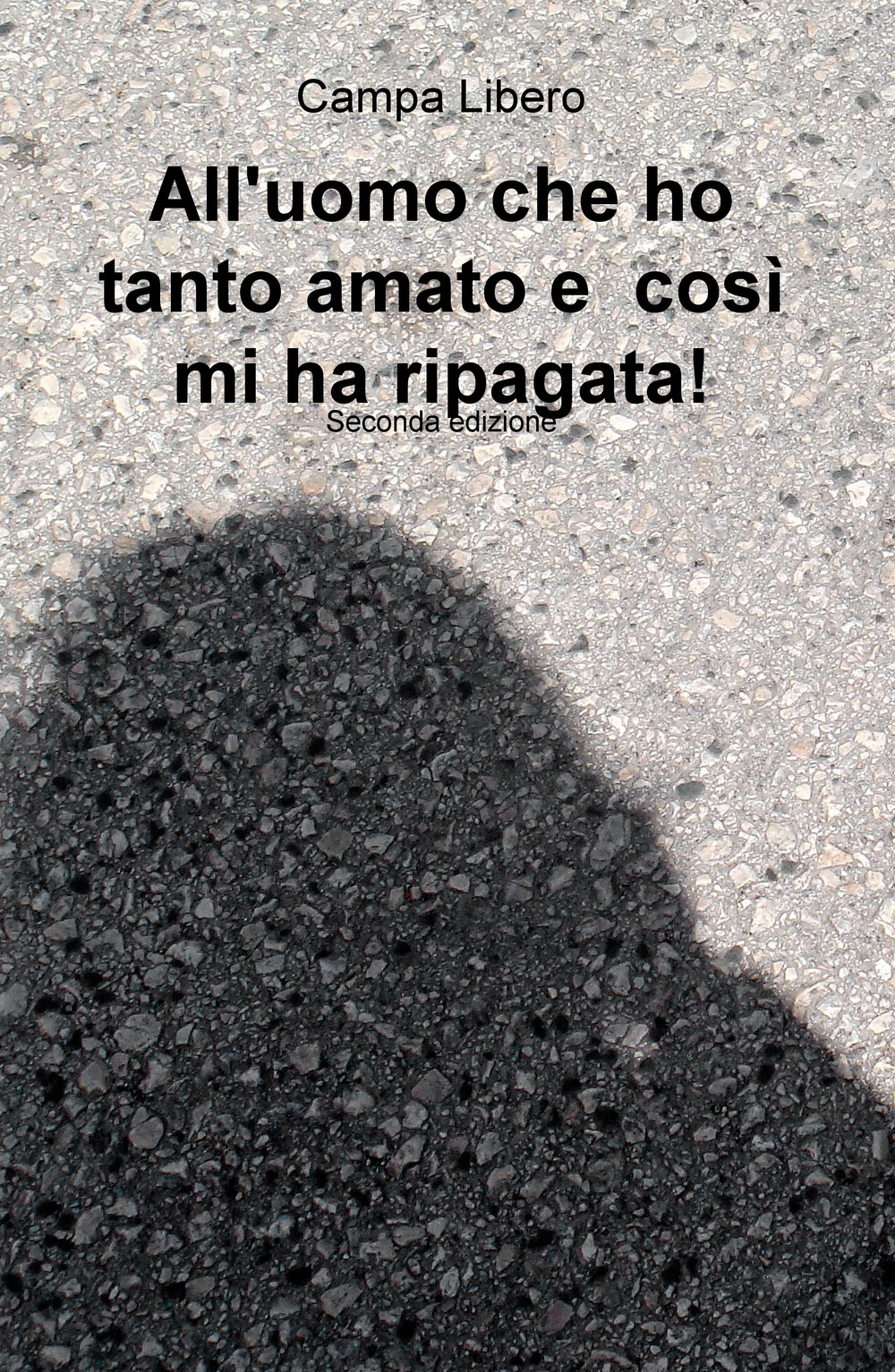 All'uomo che ho tanto amato e cosi mi ha ripagata! Grazie mille, mille grazie