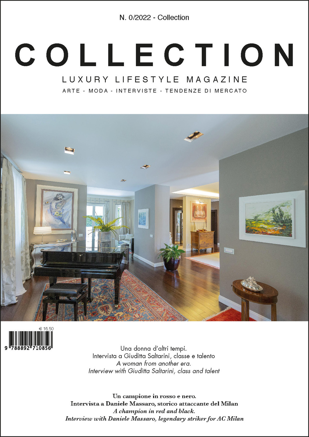 Collection. Luxury lifestyle magazine. Arte, moda, interviste, tendenze di mercato. Ediz. italiana e inglese (2022). Vol. 0