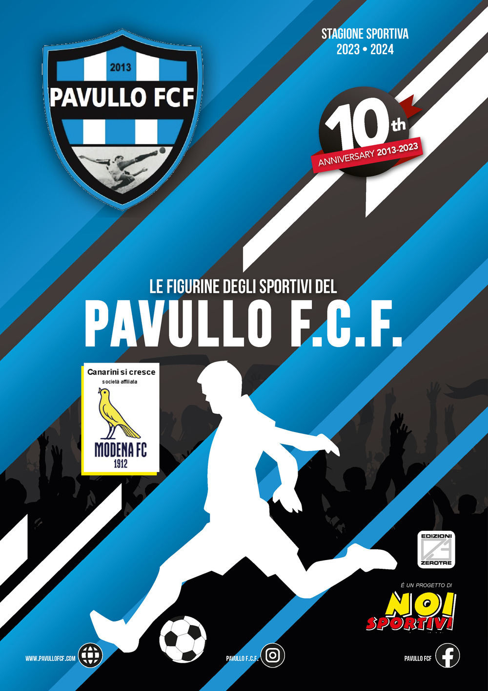 Pavullo F.C.F.. Album con collezione completa di figurine non imbustate. Ediz. illustrata