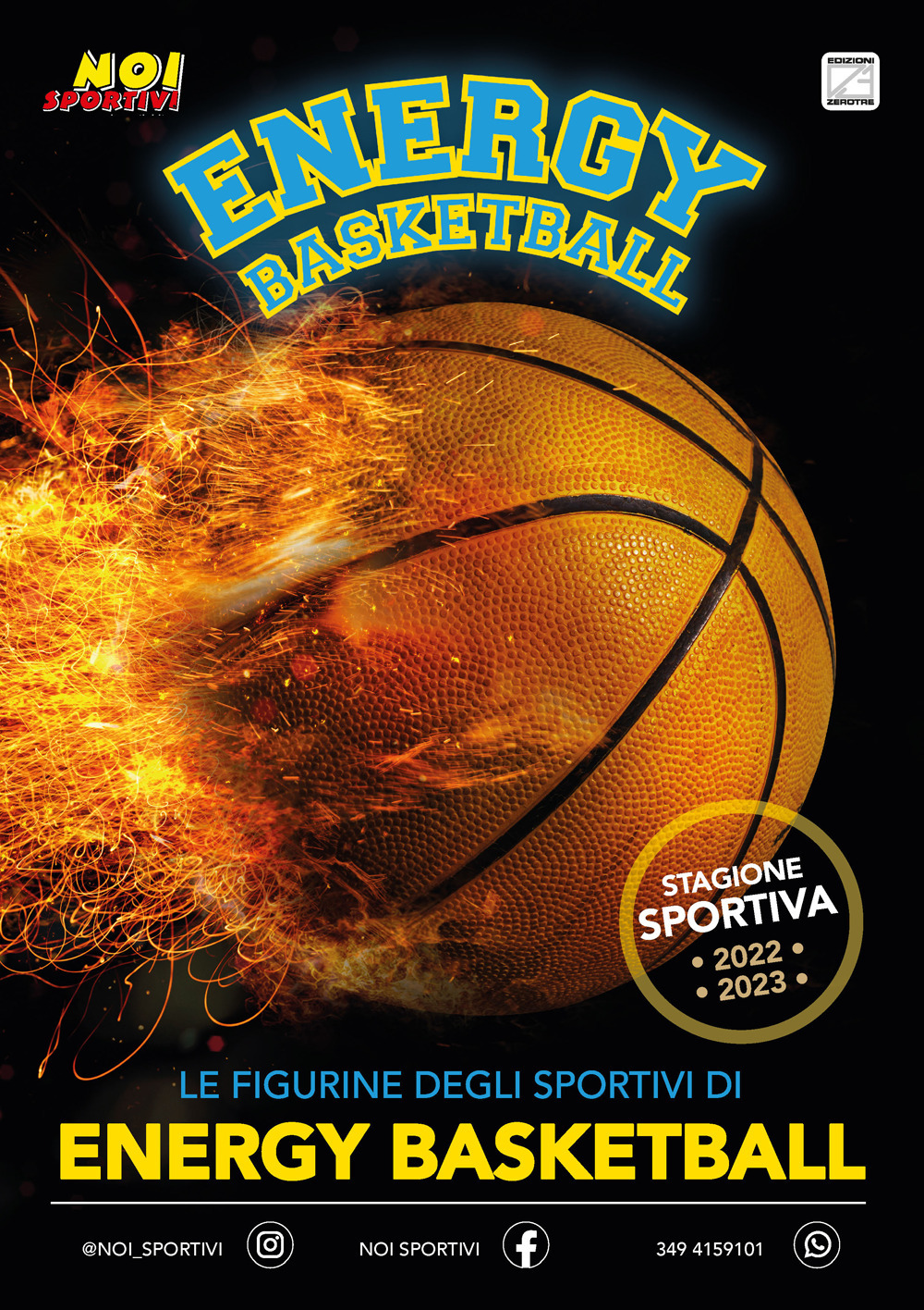 Energy Basketball. Album con figurine stampate direttamente sulle pagine. Ediz. a colori