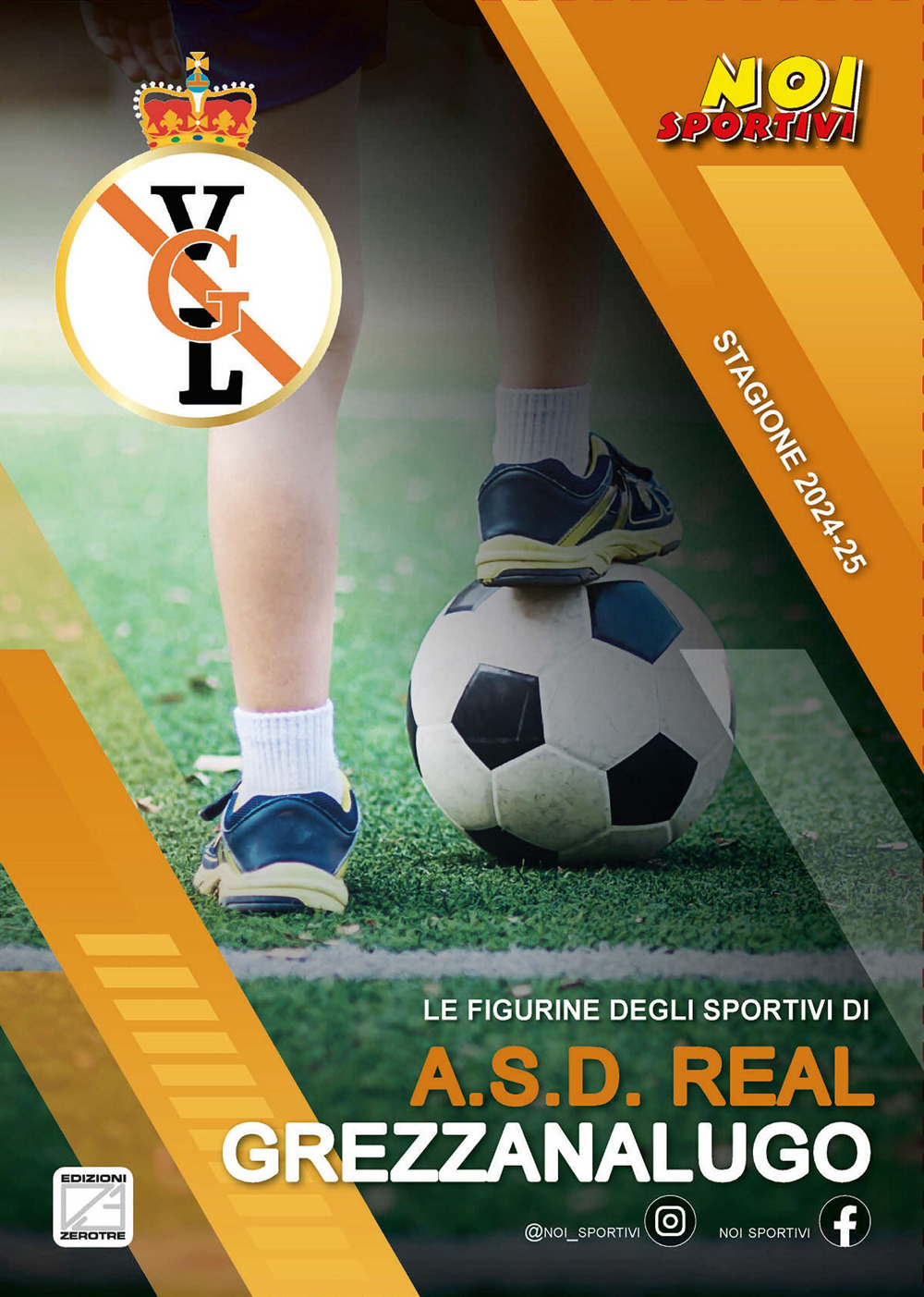A.S.D. Real Grezzanalugo. Album con collezione completa di figurine non imbustate
