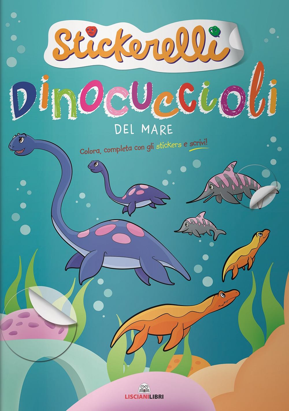 Dinocuccioli del mare. Stickerelli. Con adesivi. Ediz. a colori