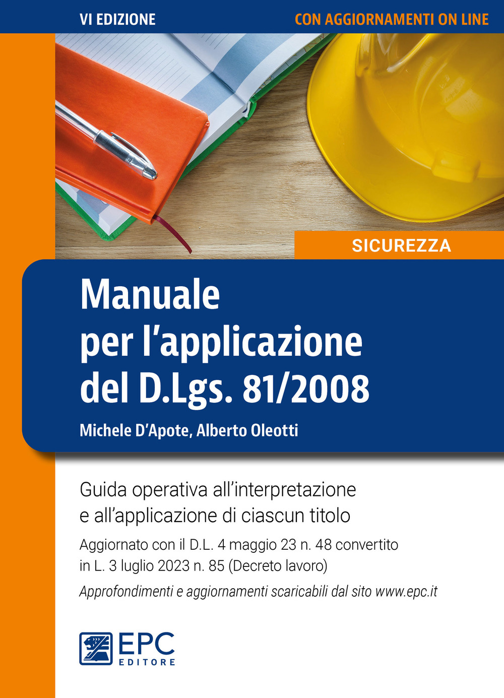 Manuale per l'applicazione del d.l.gs. 81/2008