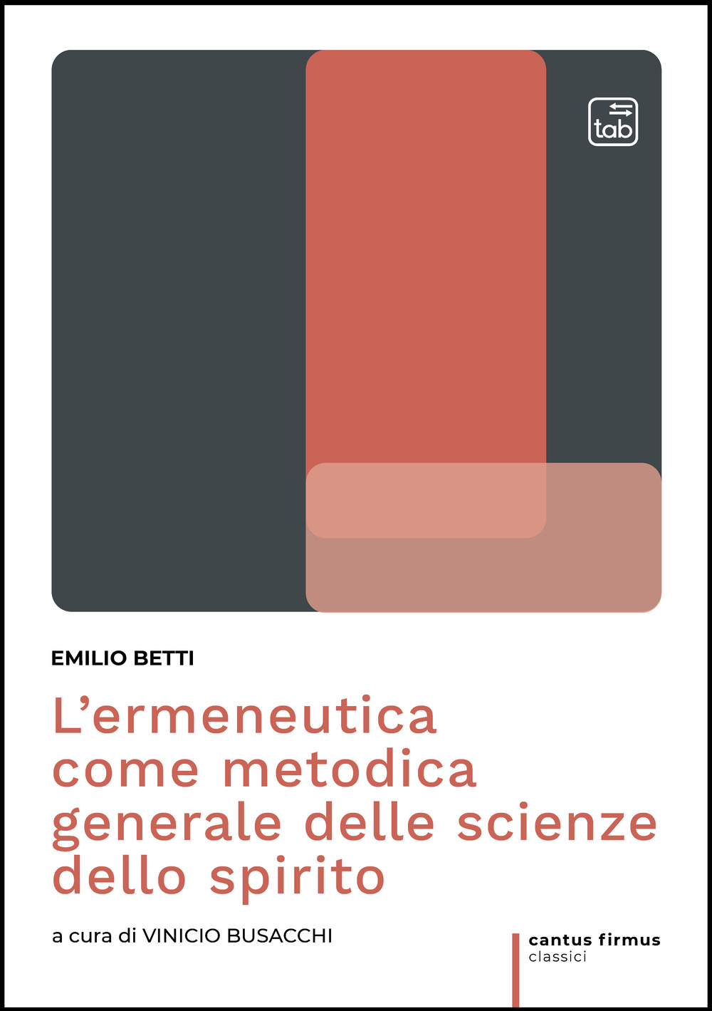 L'ermeneutica come metodica generale delle scienze dello spirito