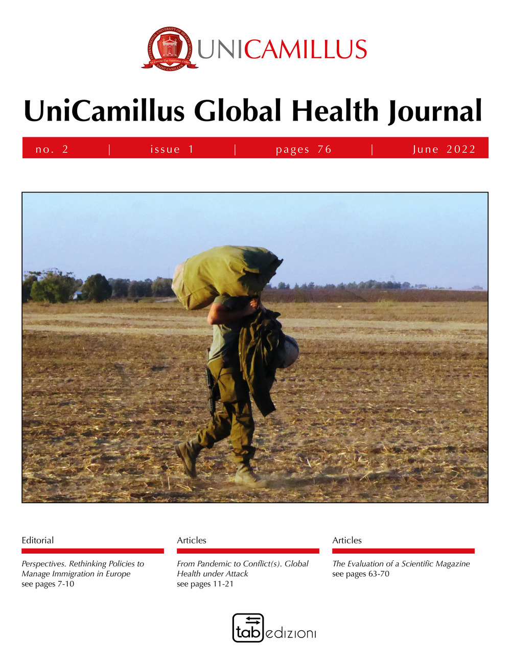 UGHJ. UniCamillus Global Health Journal (2022). Nuova ediz.. Vol. 2/1