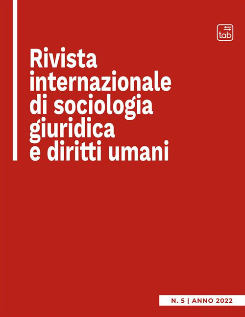 Rivista internazionale di sociologia giuridica e diritti umani (2022). Nuova ediz.. Vol. 5/1