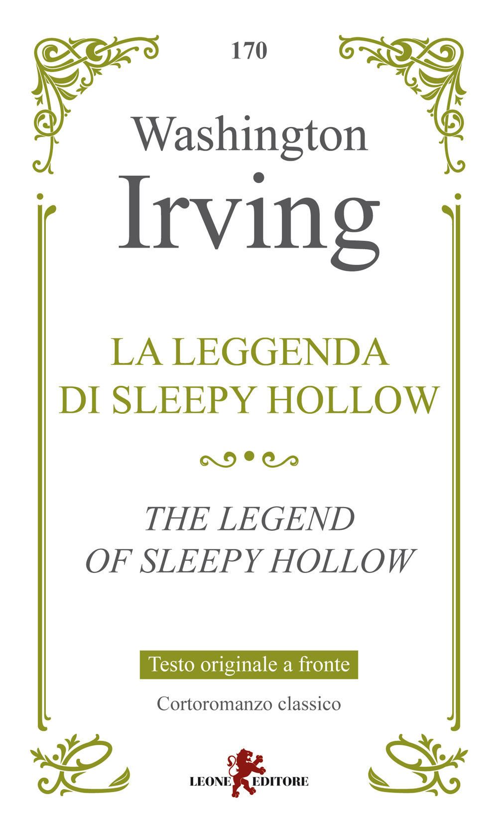 La leggenda di Sleepy Hollow-The legend of Sleepy Hollow. Testo inglese a fronte