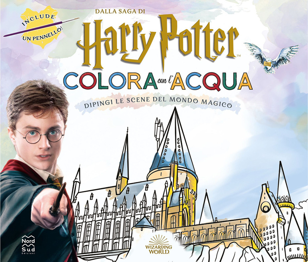 Harry potter. Colora con l'acqua. Con pennarello