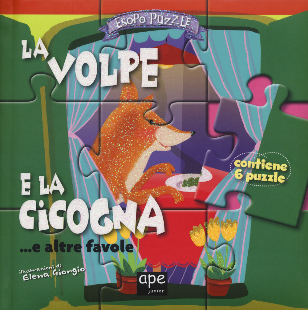 La volpe e la cicogna... e altre favole. Esopo puzzle. Ediz. a colori. Con 6 puzzle