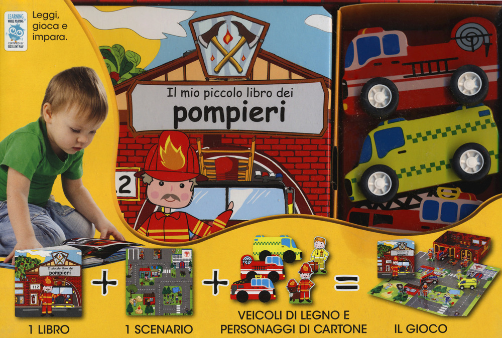 Il mio piccolo libro dei pompieri. Little village. Ediz. illustrata. Con gadget