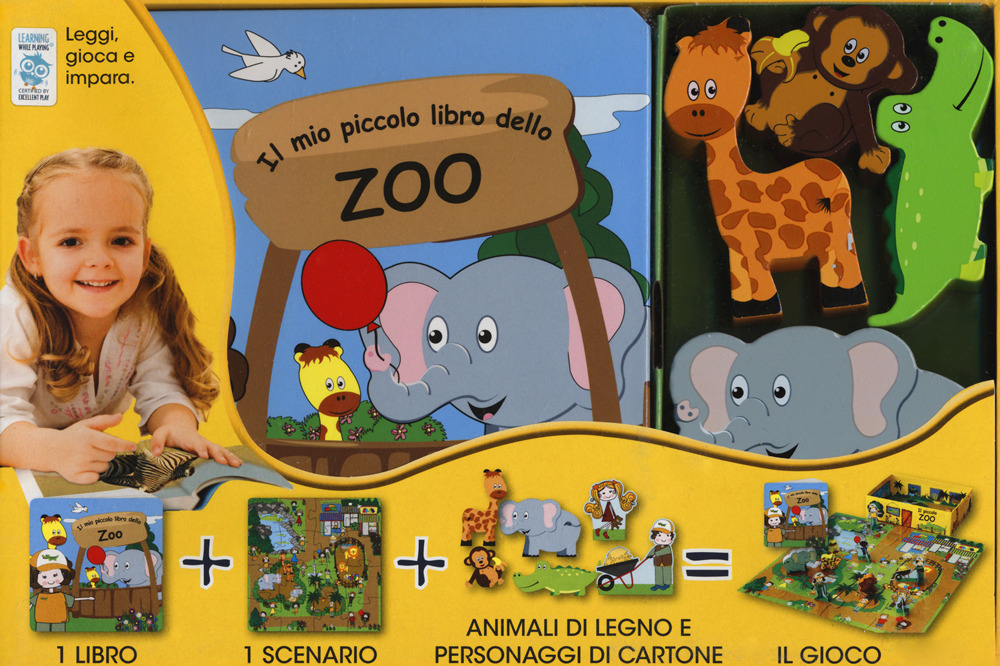 Il mio piccolo libro dello zoo. Little village. Ediz. a colori. Con gadget