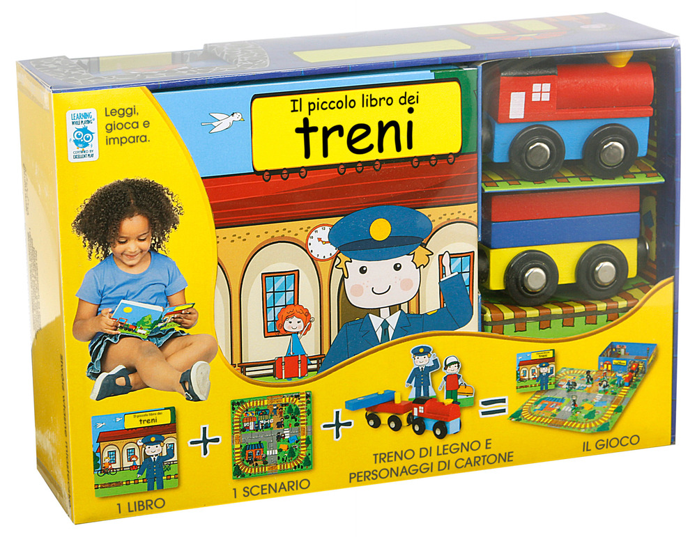 Il piccolo libro dei treni. Little village. Ediz. a colori. Con gadget. Con puzzle