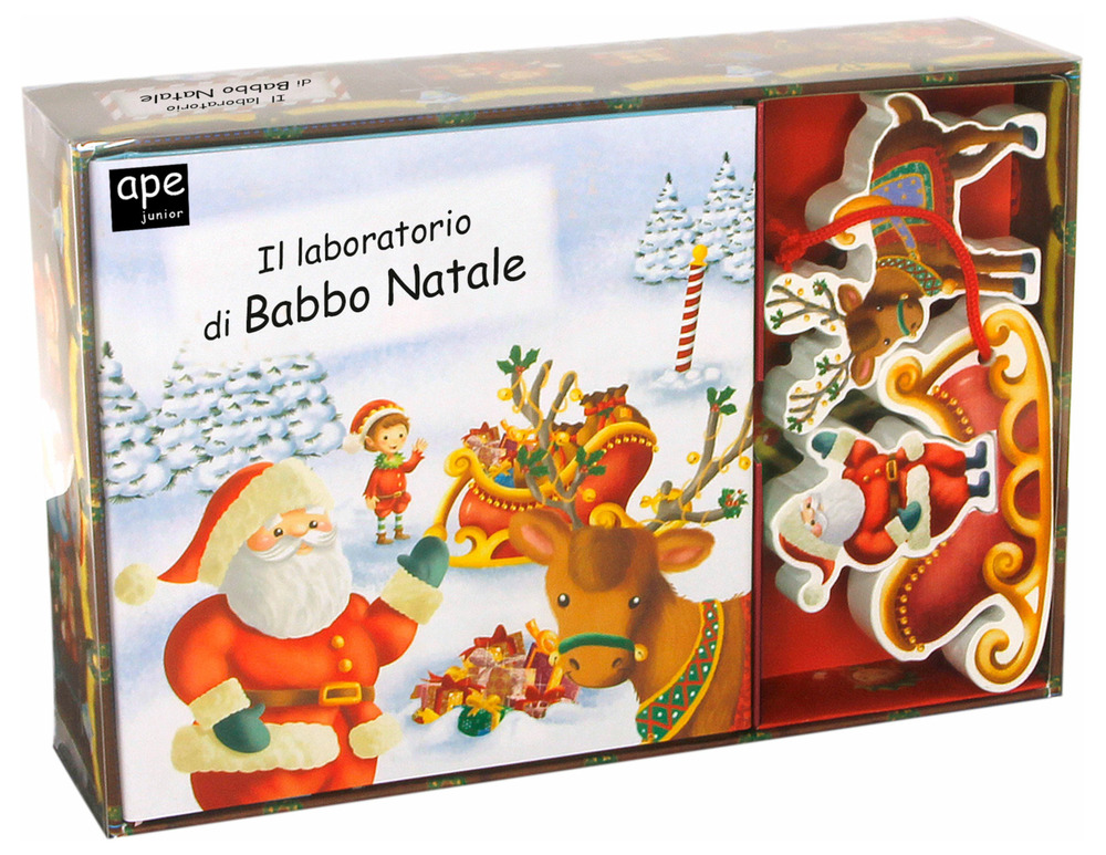 Il laboratorio di Babbo Natale. Little village. Ediz. a colori. Con puzzle