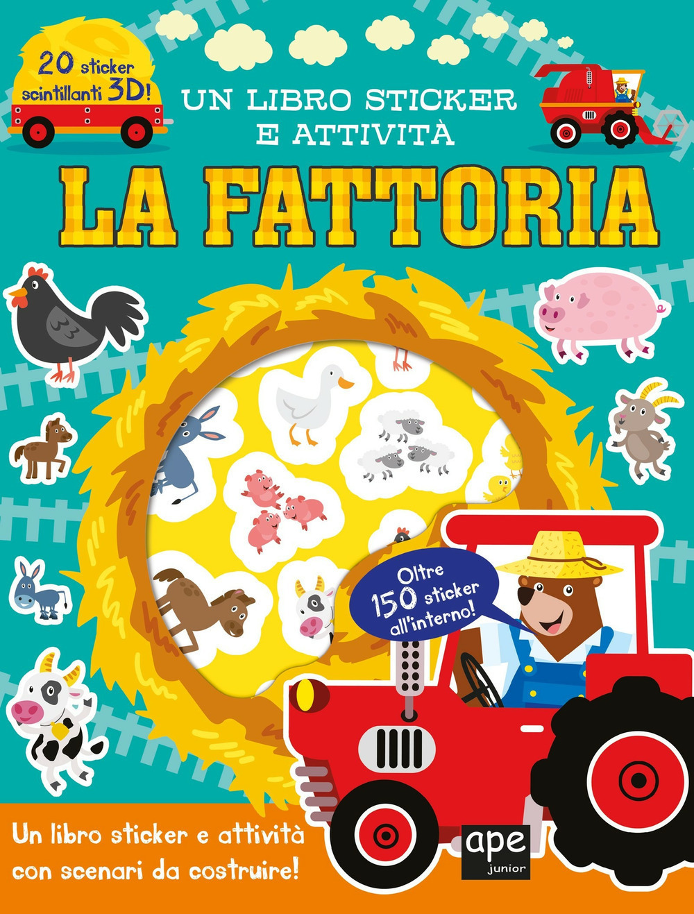 Fattoria. Sticker 3D. Con adesivi. Ediz. a colori