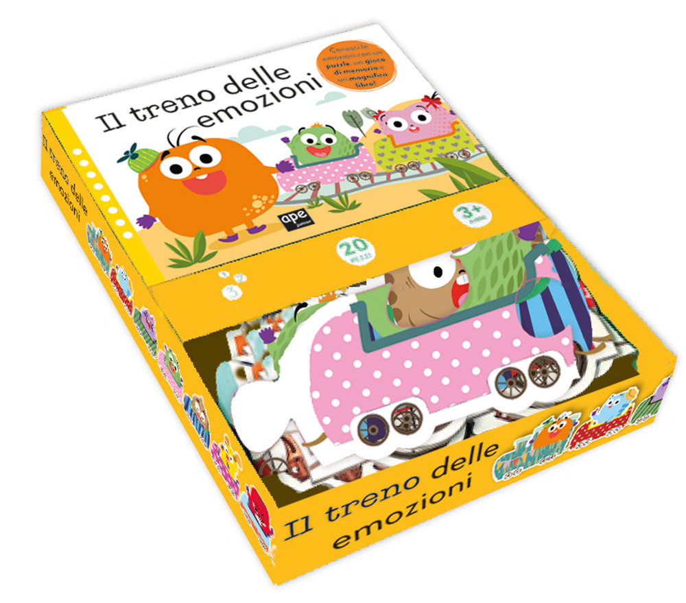 Il treno delle emozioni. Ediz. illustrata. Con puzzle