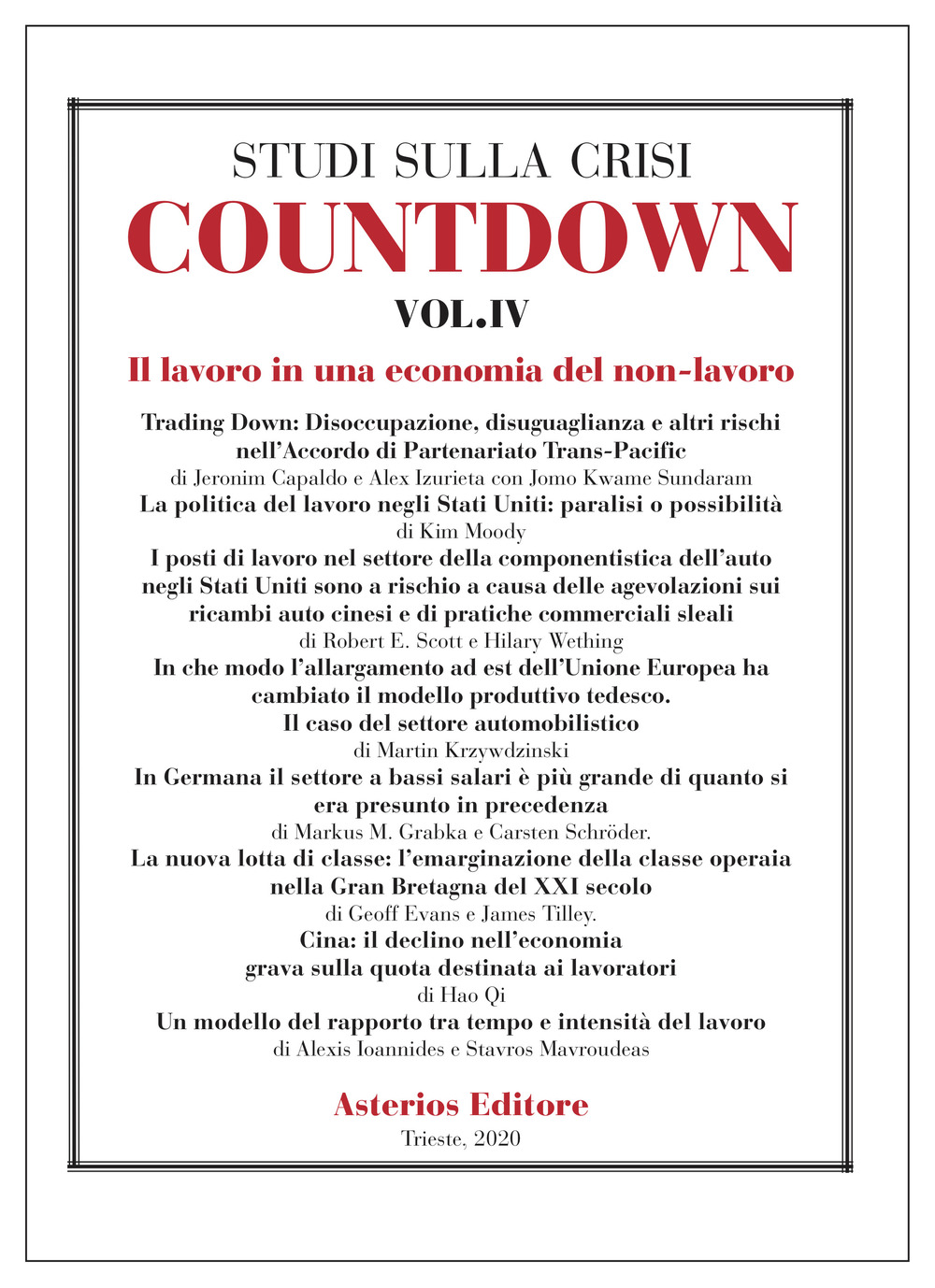 Countdown. Studi sulla crisi. Vol. 4