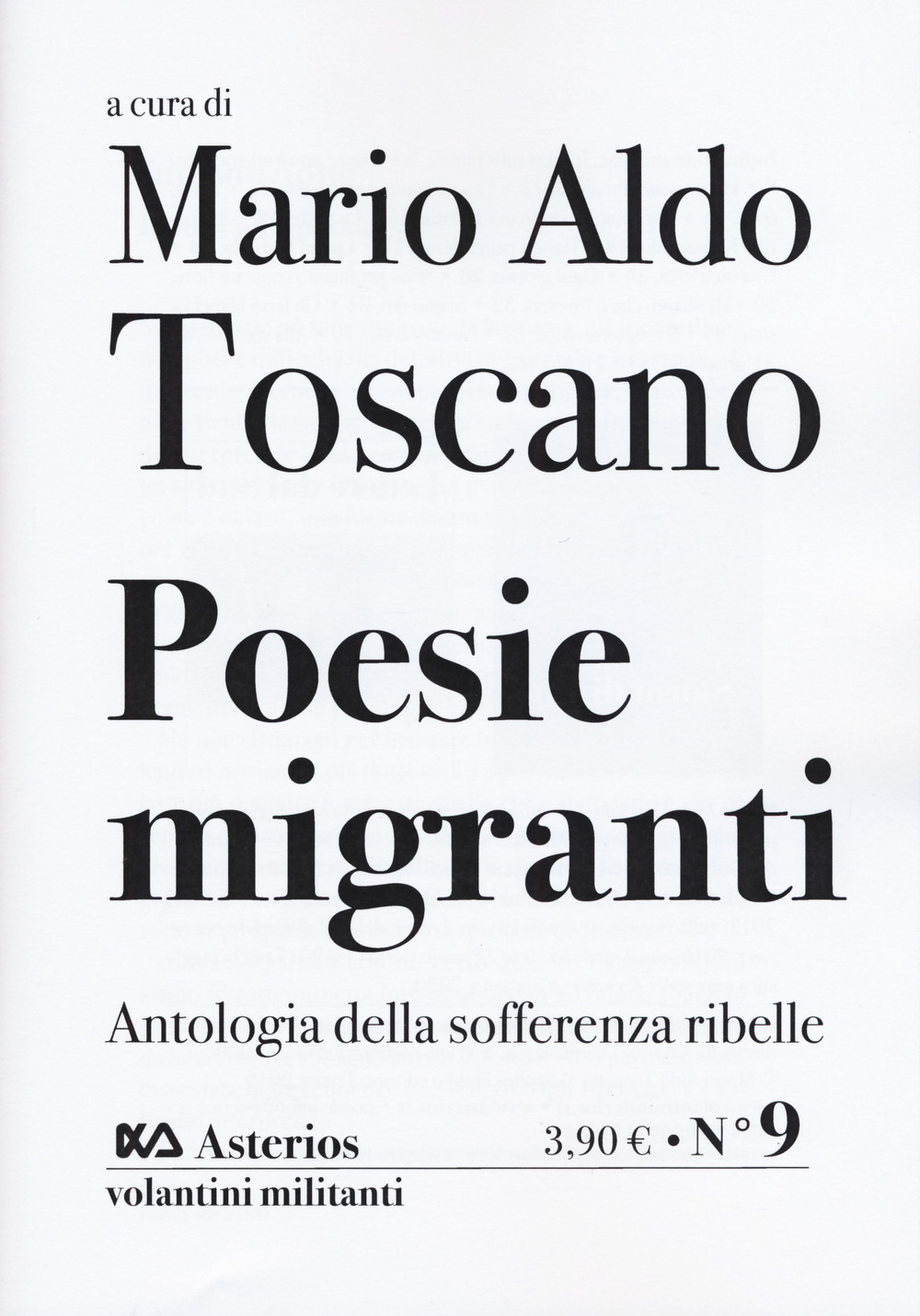 Poesie migranti. Antologia della sofferenza ribelle