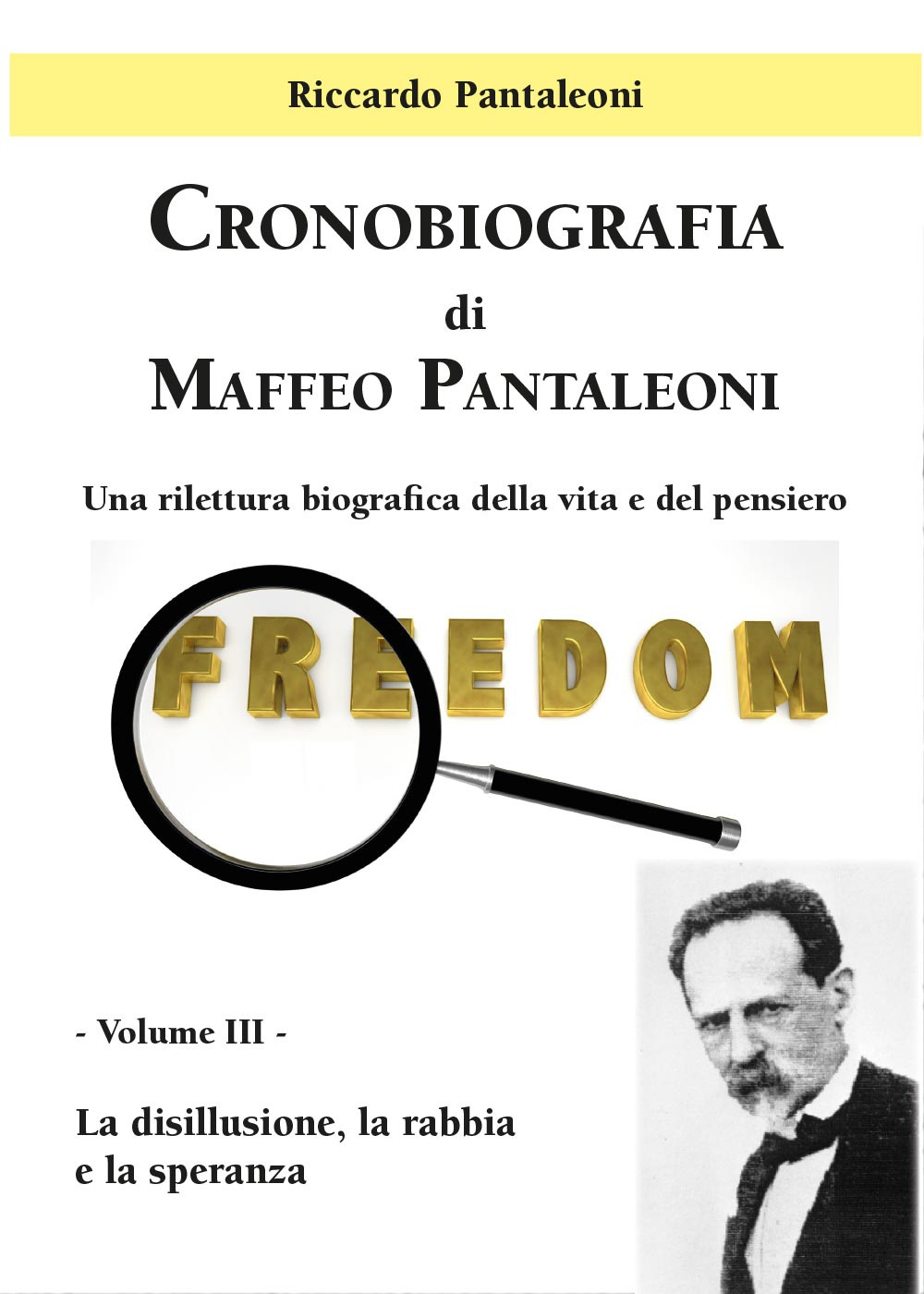 Cronobiografia di Maffeo Pantaleoni. Una rilettura biografica della vita e del pensiero. Vol. 3: La disillusione, la rabbia e la speranza