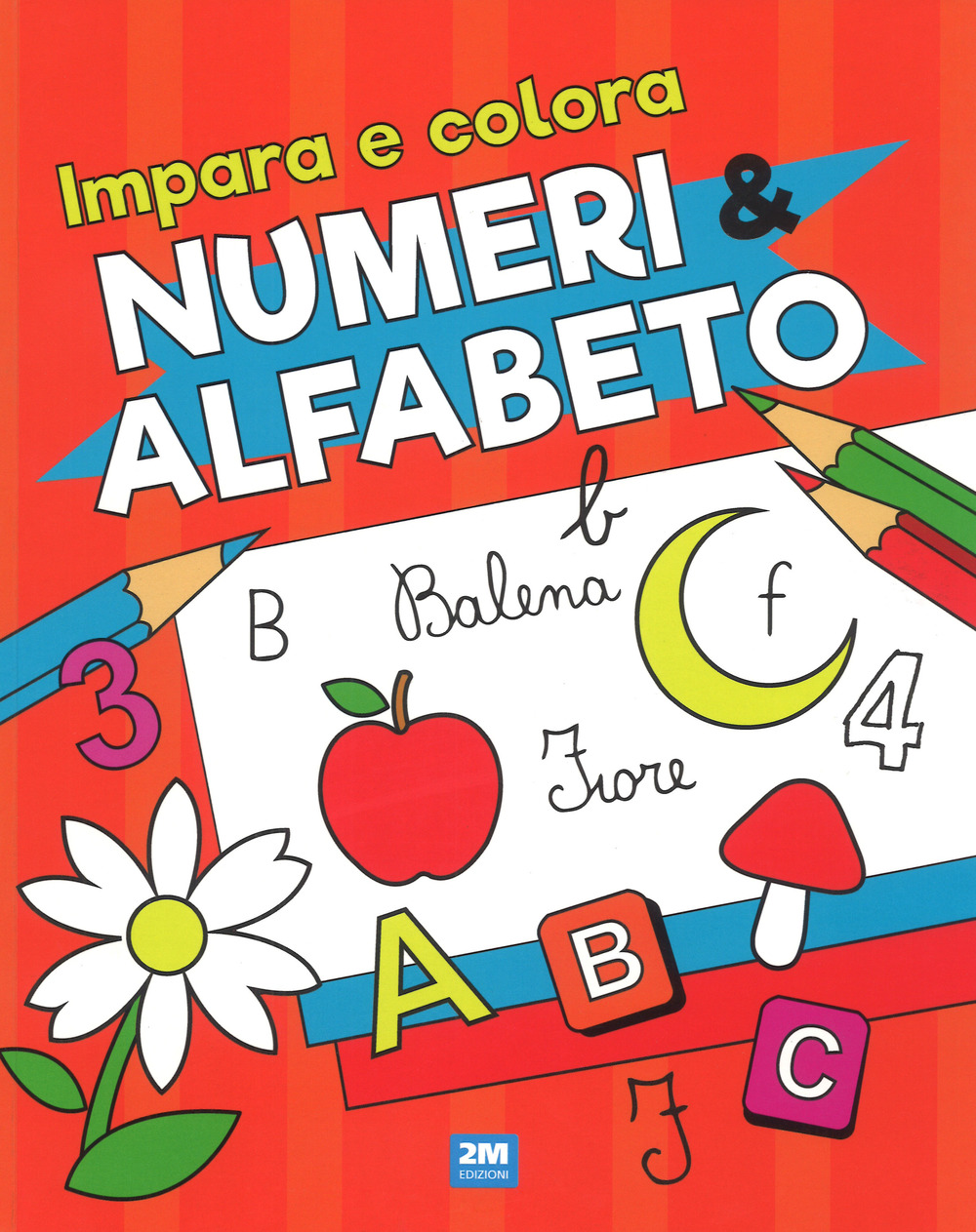 Impara e colora numeri e alfabeto