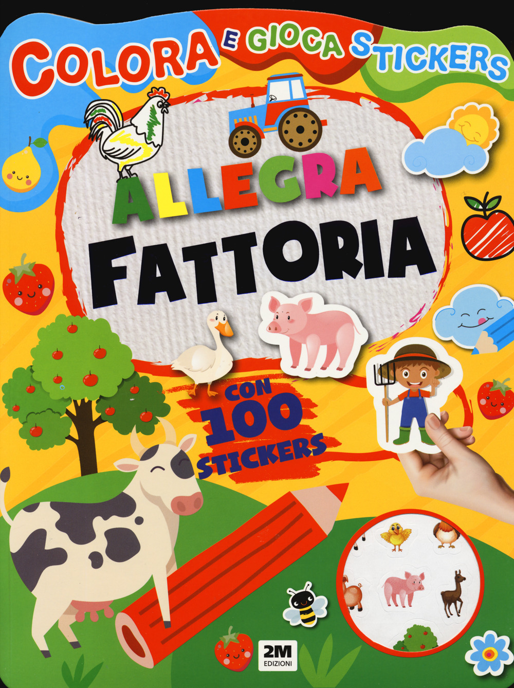 Allegra fattoria. Colora e gioca stickers. Ediz. a colori