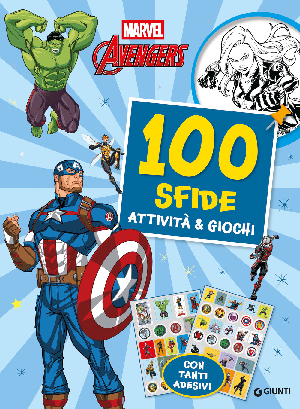 Avengers. 100 sfide. Attività e giochi. Con adesivi. Ediz. illustrata