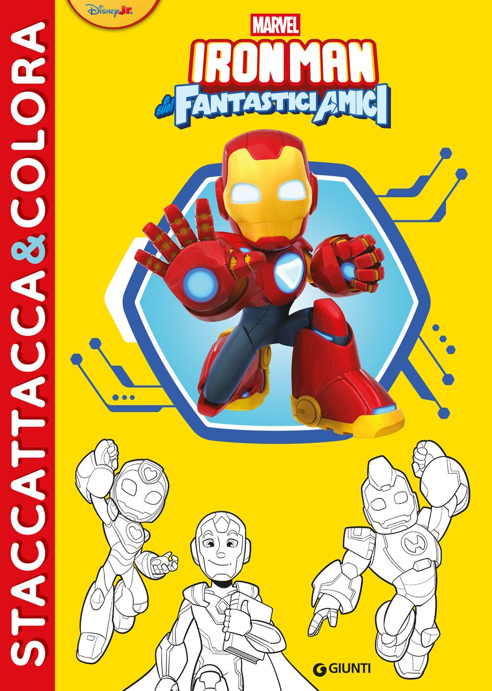 Iron Man e i suoi fantastici amici. Staccattacca&colora. Con adesivi. Ediz. a colori