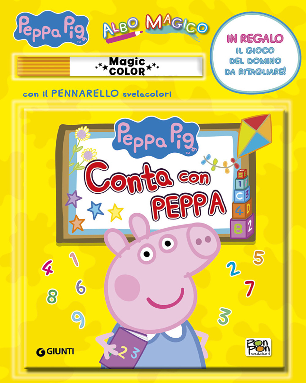 Conta con Peppa. Albo magico. Peppa Pig. Ediz. a colori. Con pennarello svelacolori