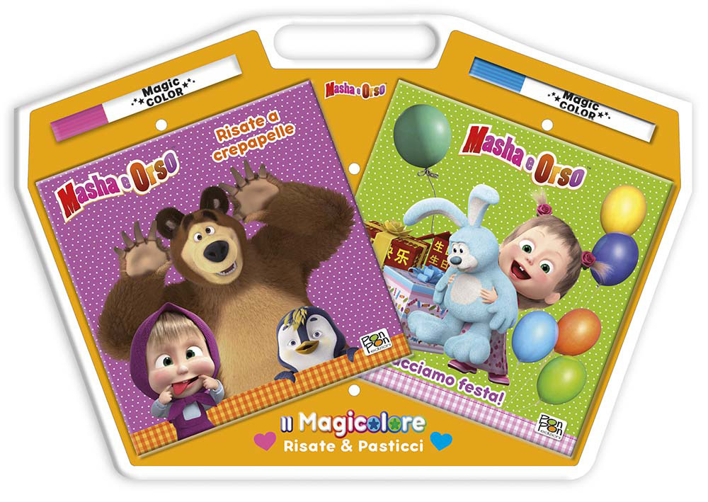 Magicolore. Masha e Orso. Ediz. a colori. Con 2 pennarelli