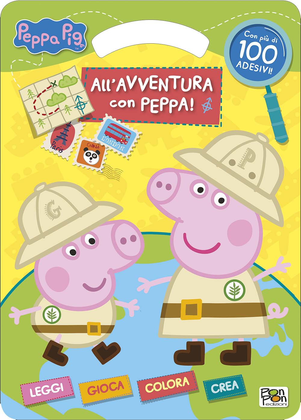 All'avventura di Peppa. Activity book. Peppa Pig. Con adesivi. Ediz. a colori