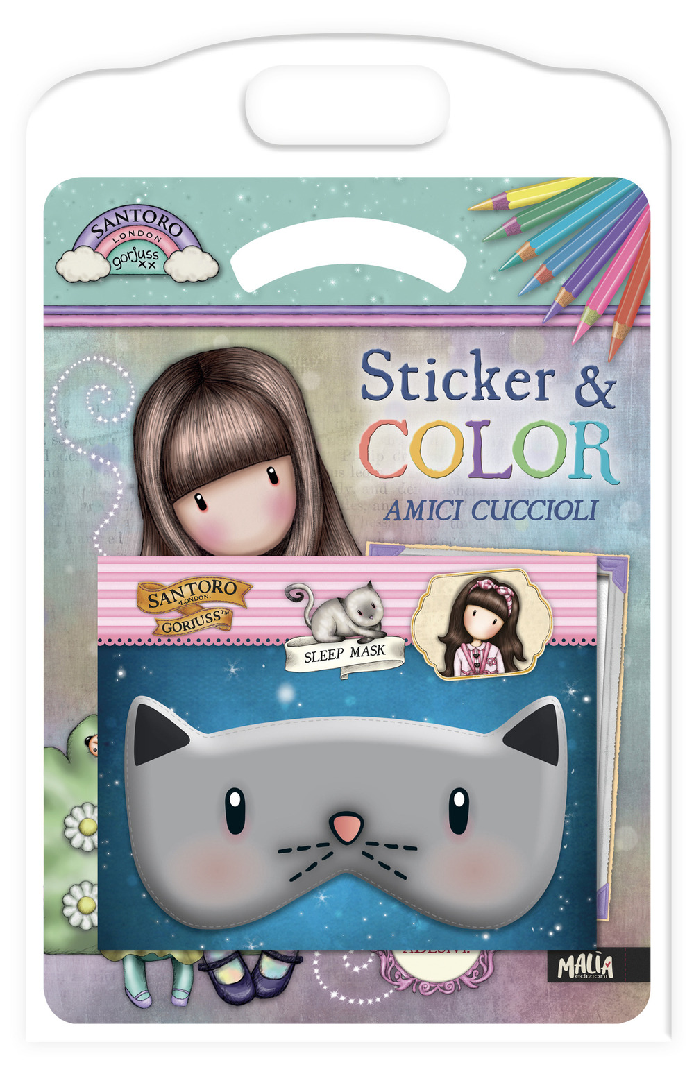 Amici cuccioli. Gorjuss. Ediz. a colori. Con sleep mask gatto