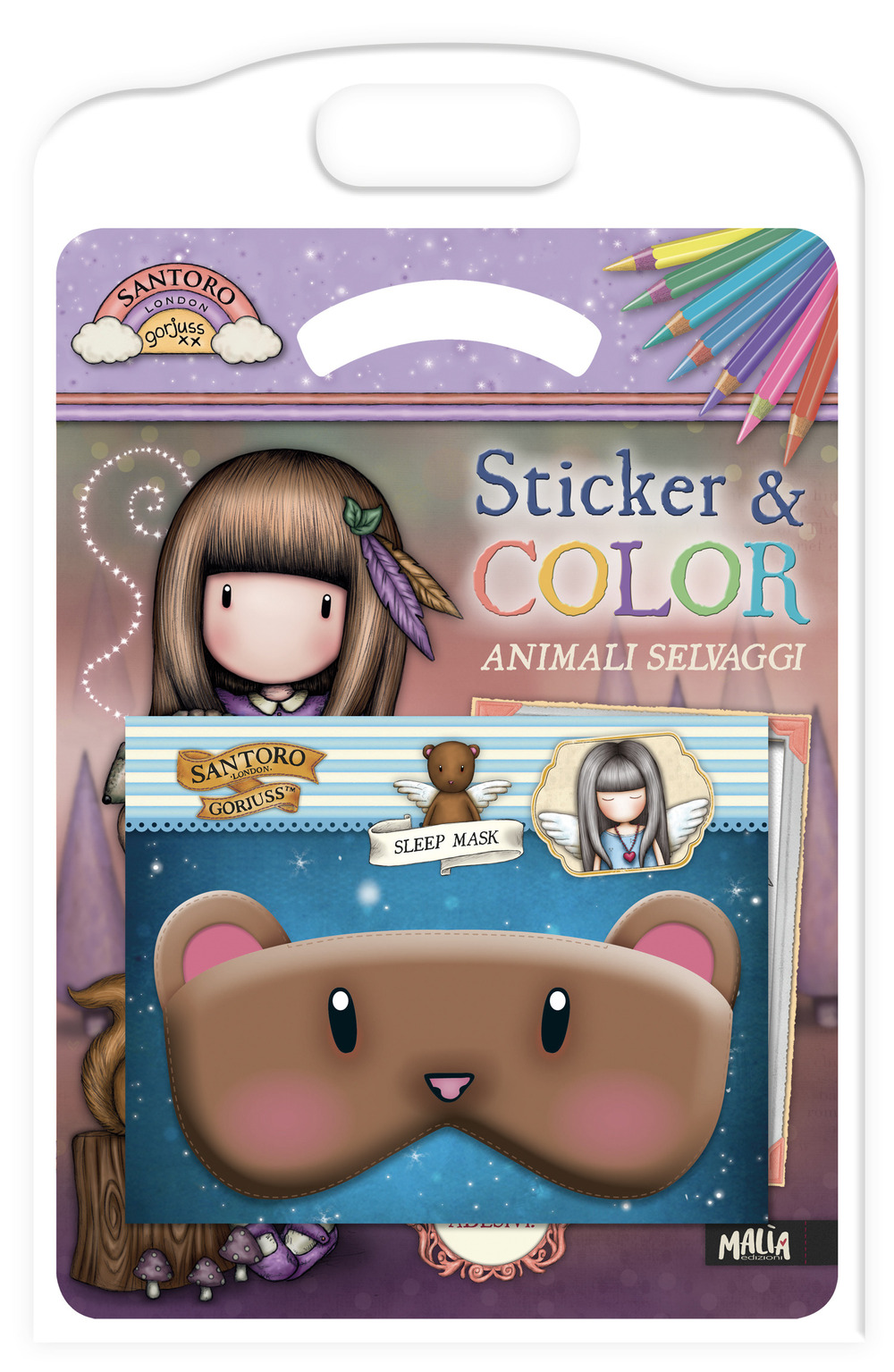Animali selvaggi. Gorjuss. Ediz. a colori. Con sleep mask orso