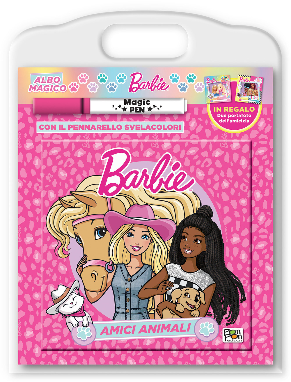 Barbie. Amici animali. Albo magico. Con pennarello svelacolori