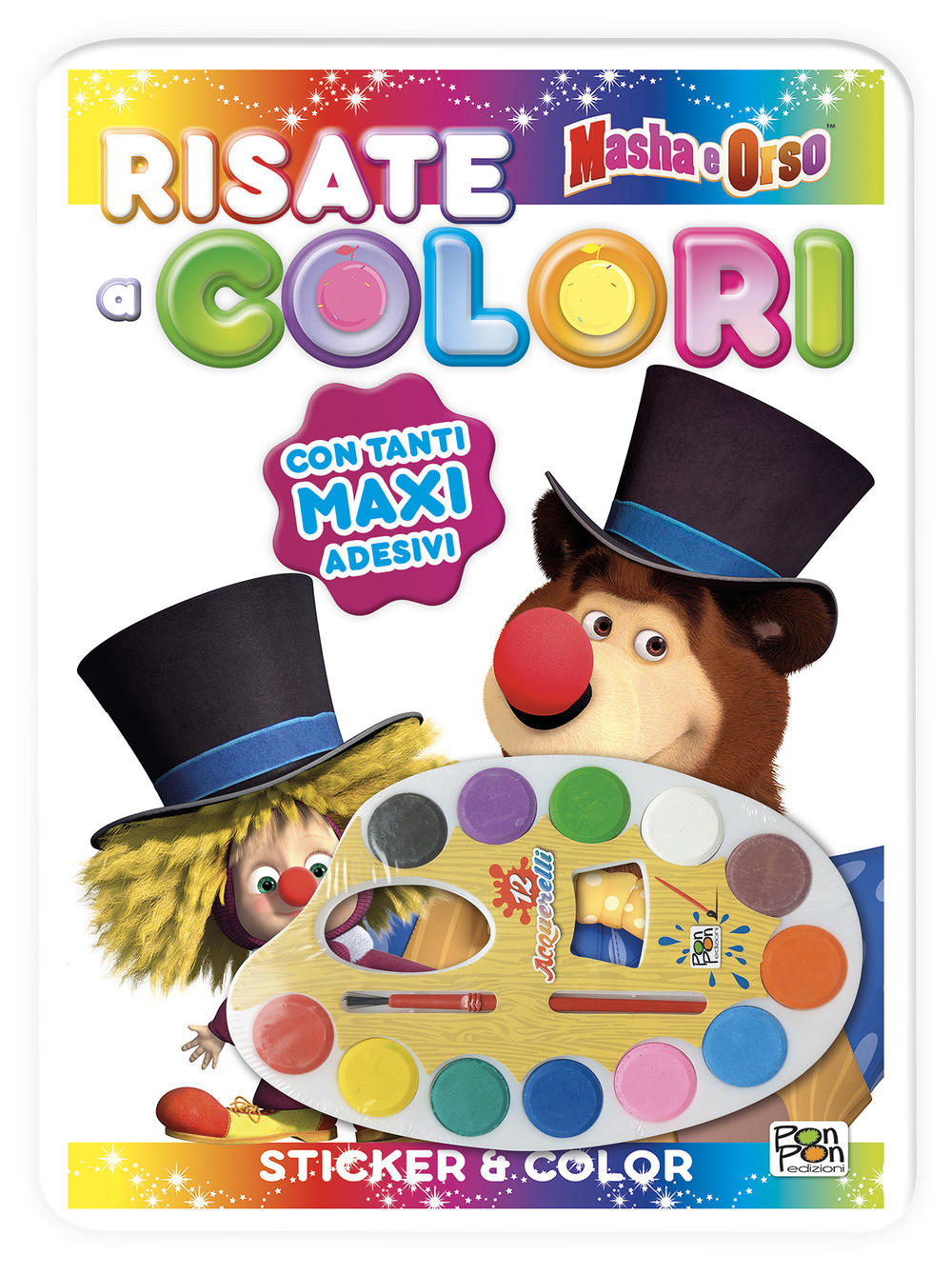 Risate a colori. Masha e Orso. Ediz. a colori. Con acquerelli