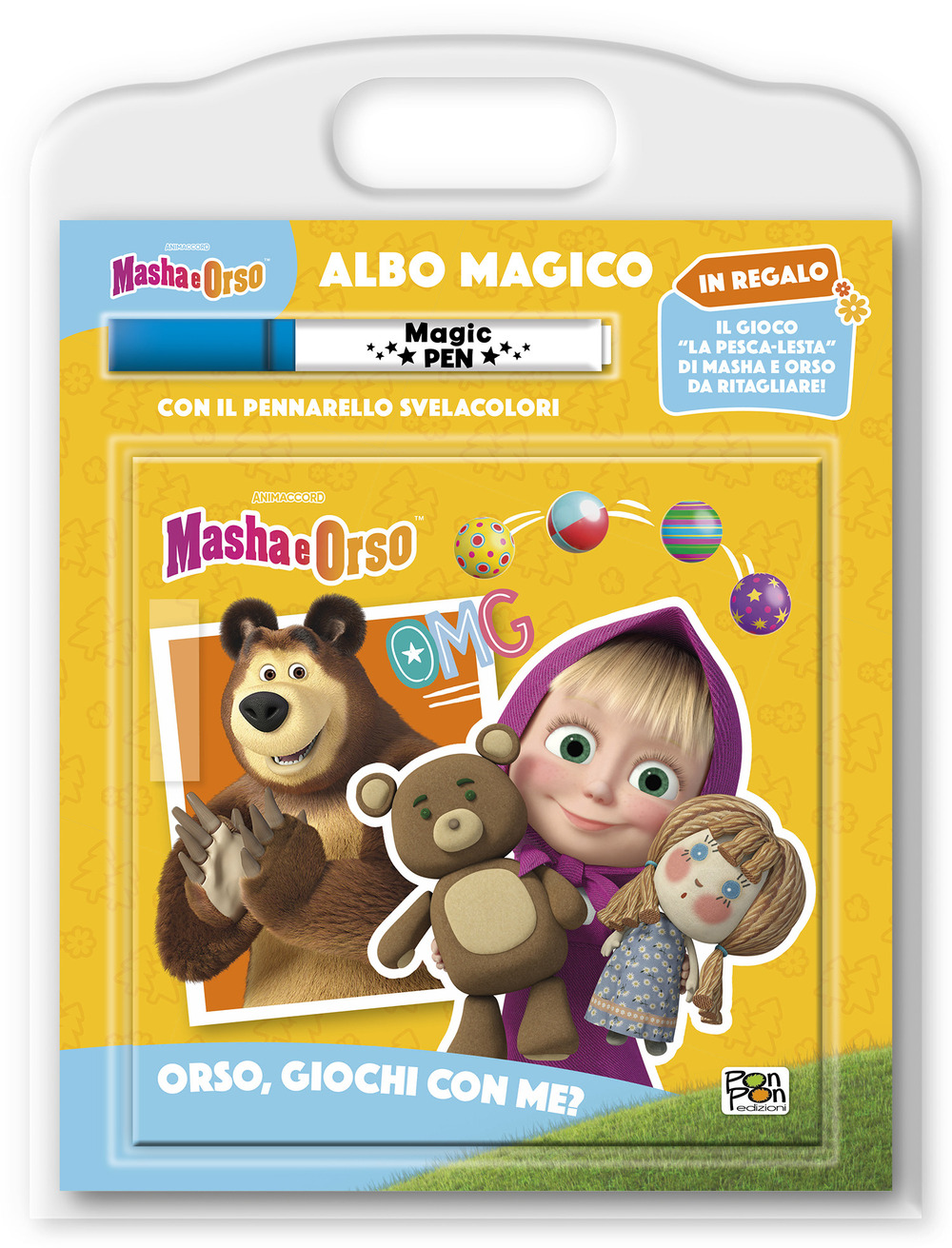 Orso, giochi con me? Masha e Orso. Albo magico. Ediz. a colori. Con pennarello svelacolori