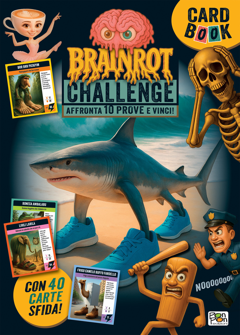 Brainrot Challenge. Affronta 10 prove e vinci! Card book. Ediz. a colori