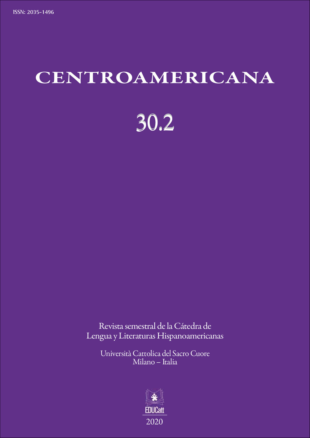 Centroamericana (2020). Vol. 30/2