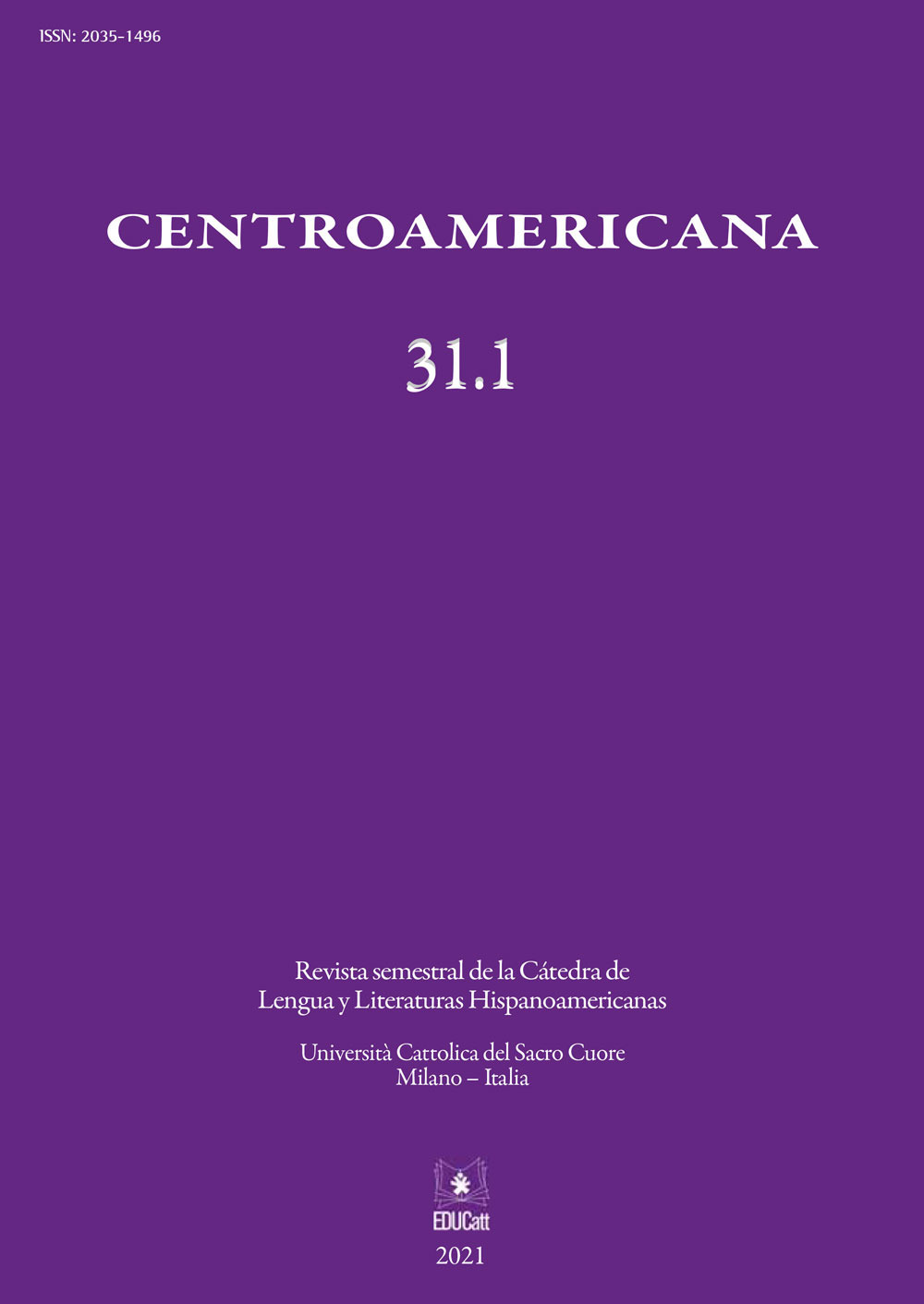 Centroamericana (2021). Vol. 31/1
