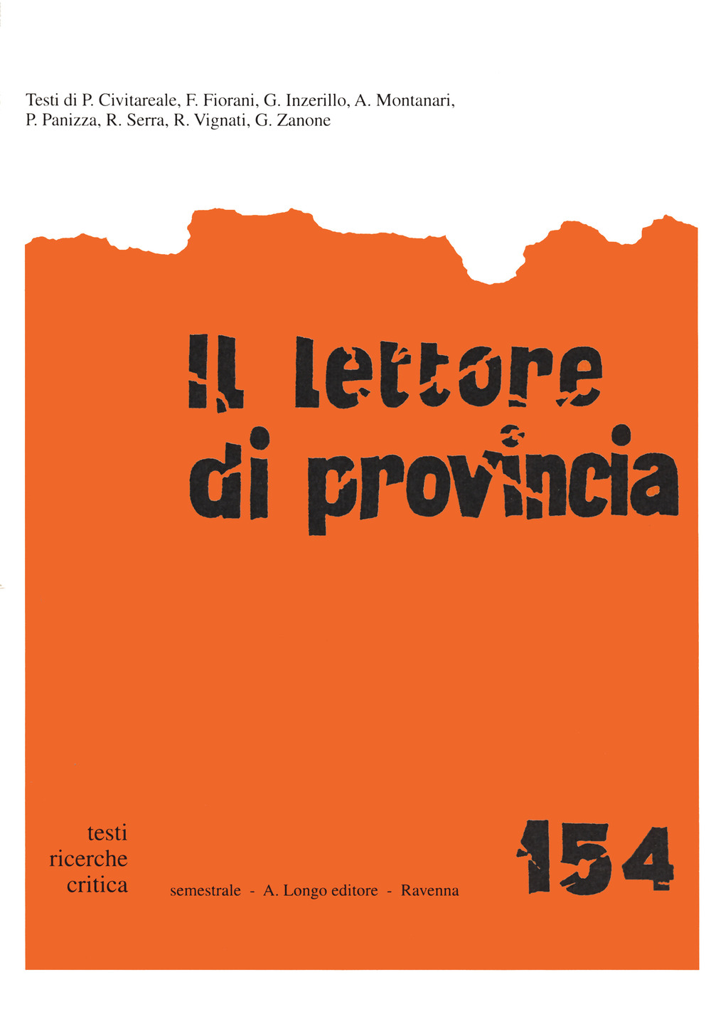 Il lettore di provincia. Vol. 154