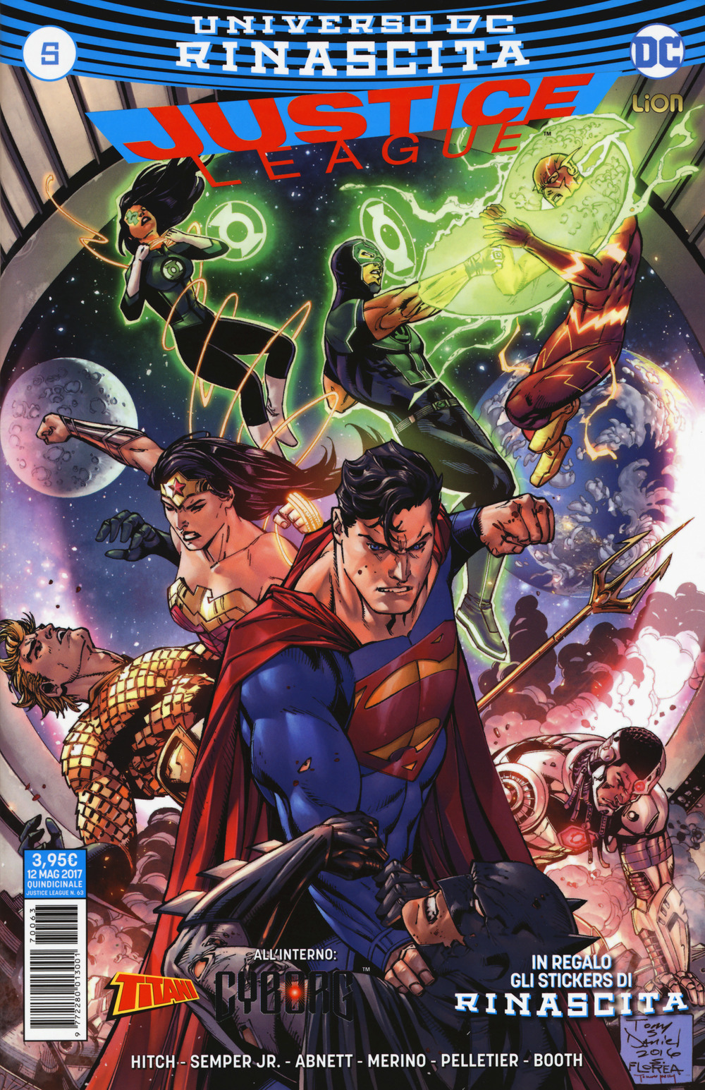 Rinascita. Justice League. Con Adesivi. Vol. 5