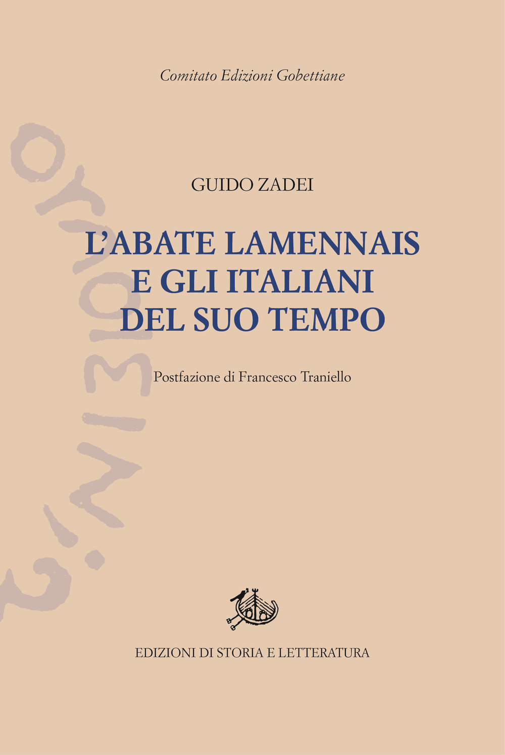 L'abate Lamennais e gli italiani del suo tempo