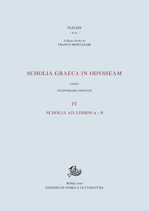 Scholia graeca in Odysseam. Vol. 4: Scholia ad libros ?-?