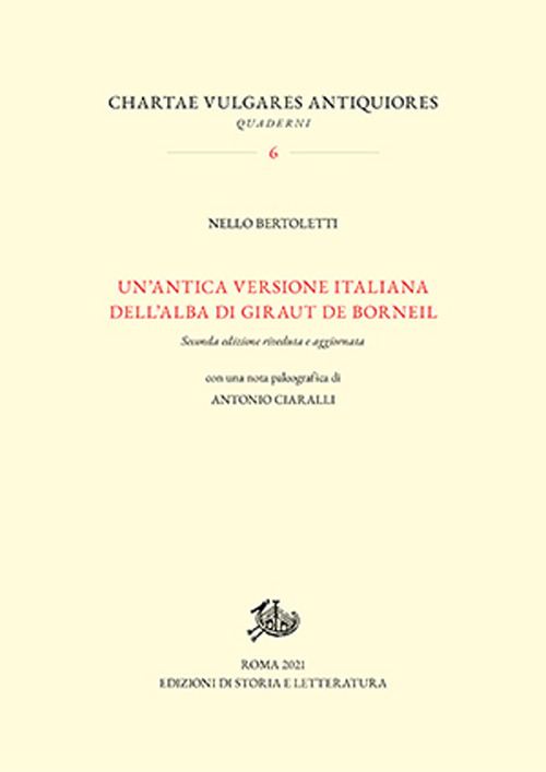 Un'antica versione italiana dell'«Alba» di Giraut de Borneil