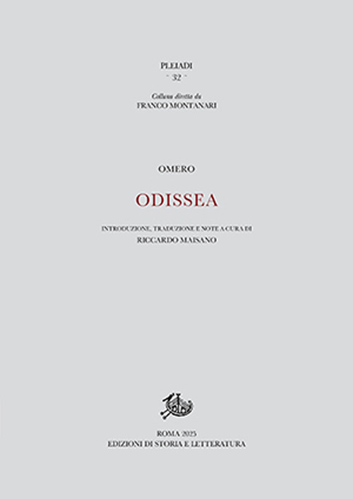 Odissea di Omero. Testo greco a fronte