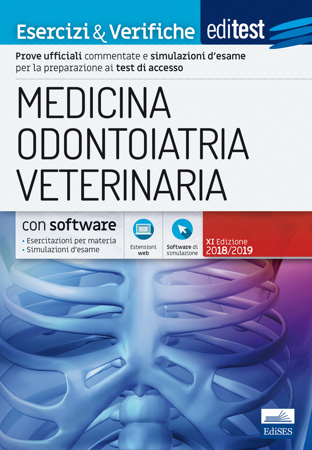 EdiTEST. Medicina, odontoiatria, veterinaria. Esercizi & verifiche. Con aggiornamento online. Con software di simulazione