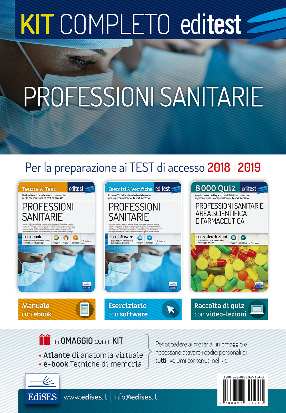 Professioni sanitarie. Kit completo. Con Contenuto digitale (fornito elettronicamente)