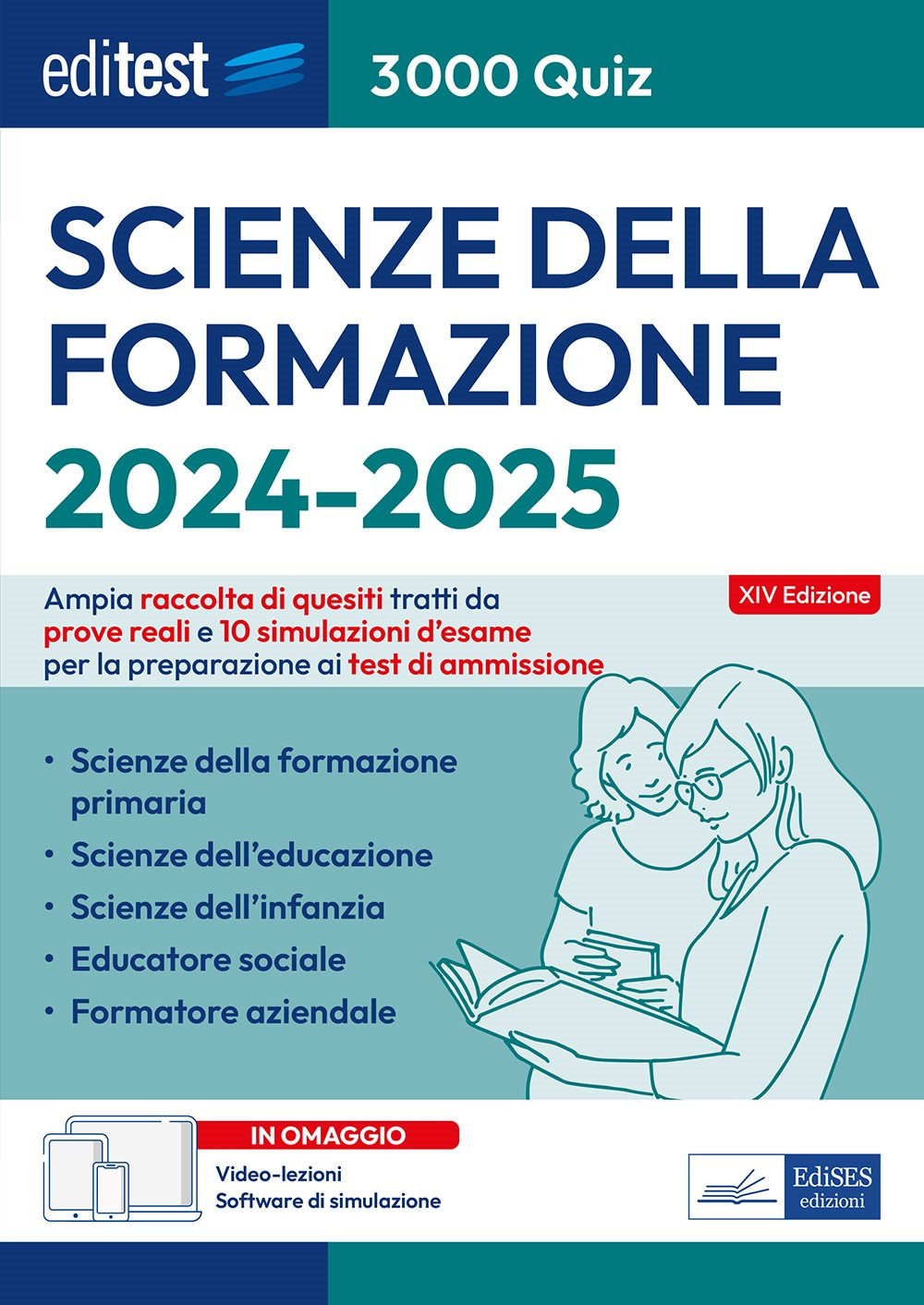 EdiTEST. Scienze della formazione. 3000 quiz. Ampia raccolta di quesiti tratti da prove reali e 10 simulazioni d'esame per la preparazione ai test di accesso. Con software di simulazione