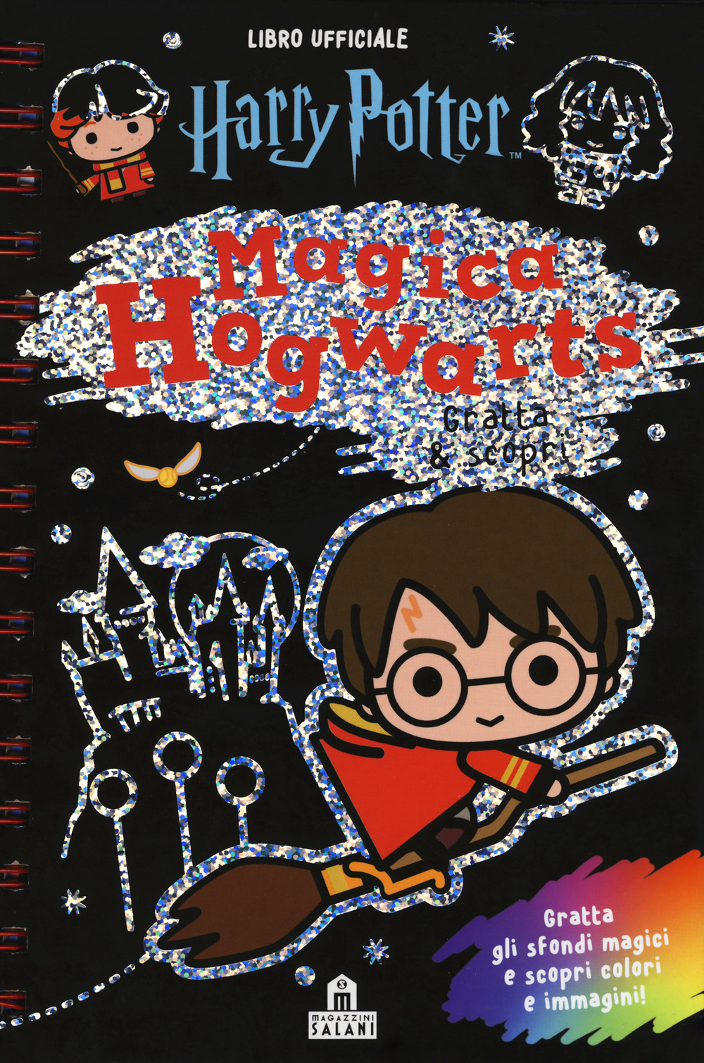 Harry Potter. Magica Hogwarts. Gratta & scopri. Ediz. a colori. Ediz. a spirale. Con gadget